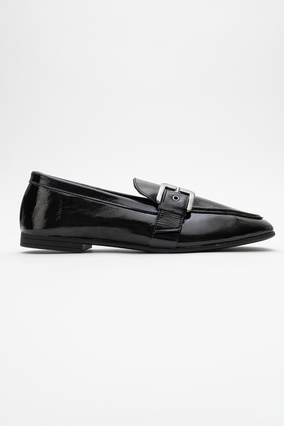 Clarion - Black Patent Leather Loafers (Women)