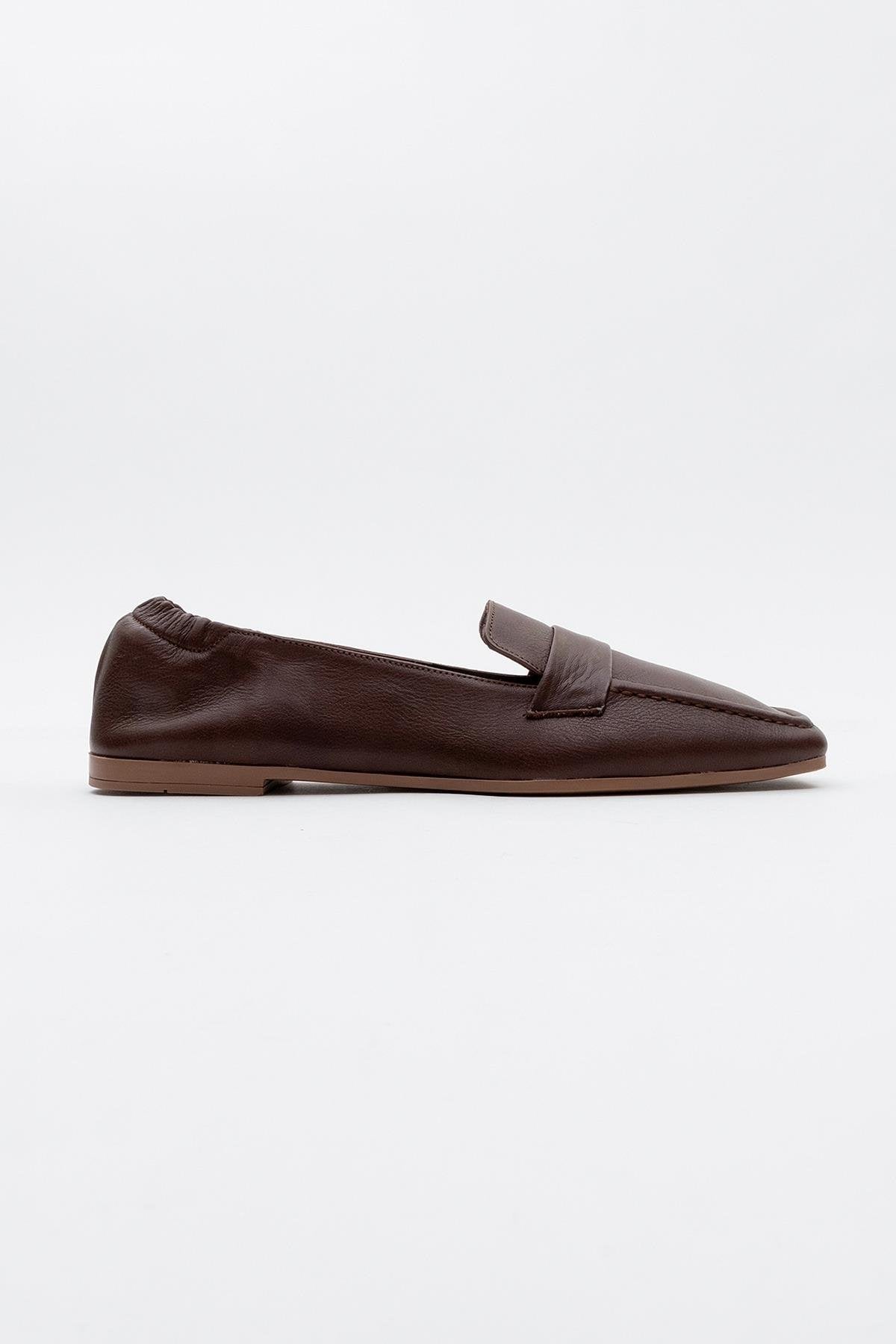 Liepa - Brown Leather Loafers (Women)