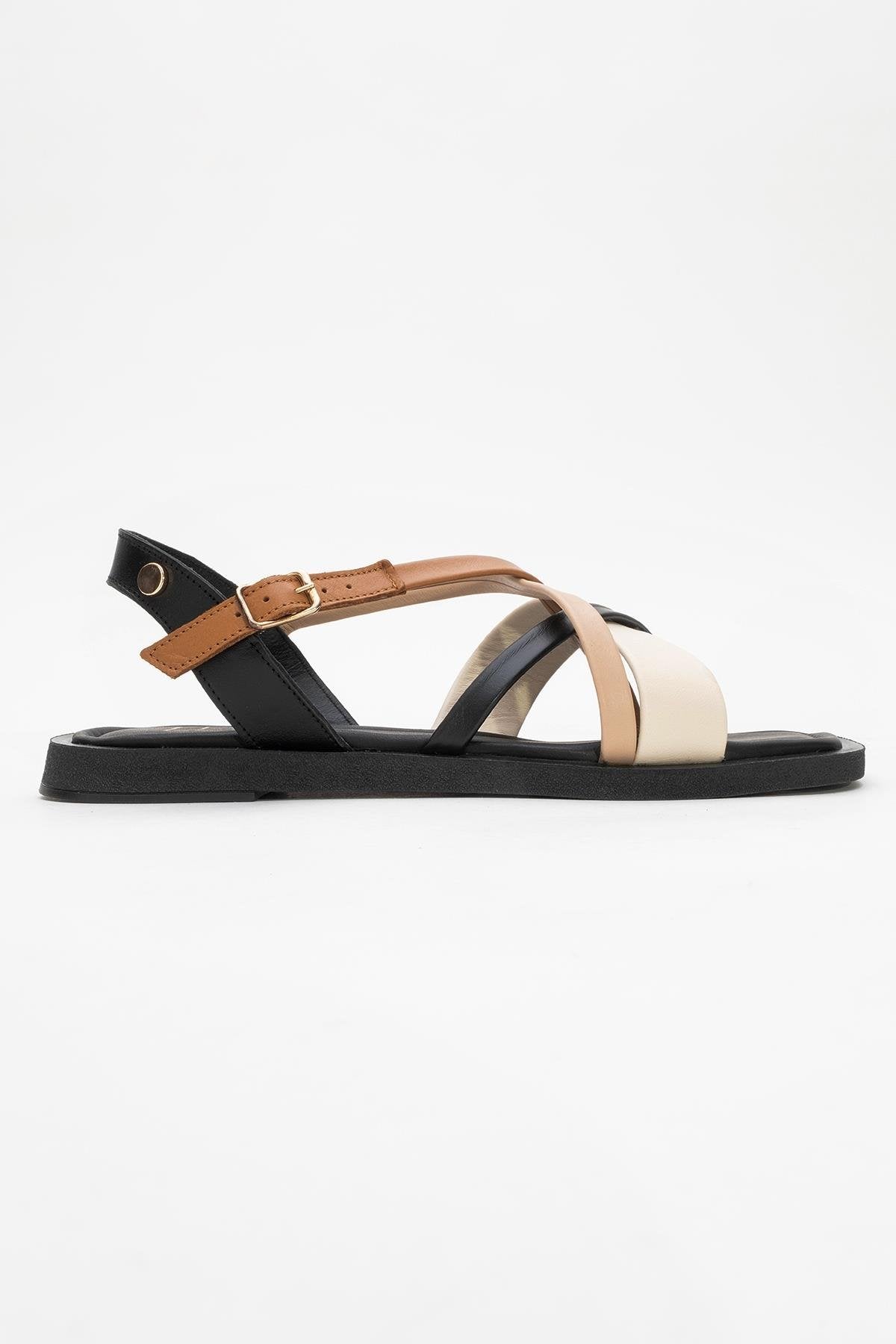 Rouse - Black Leather Sandal (Women)