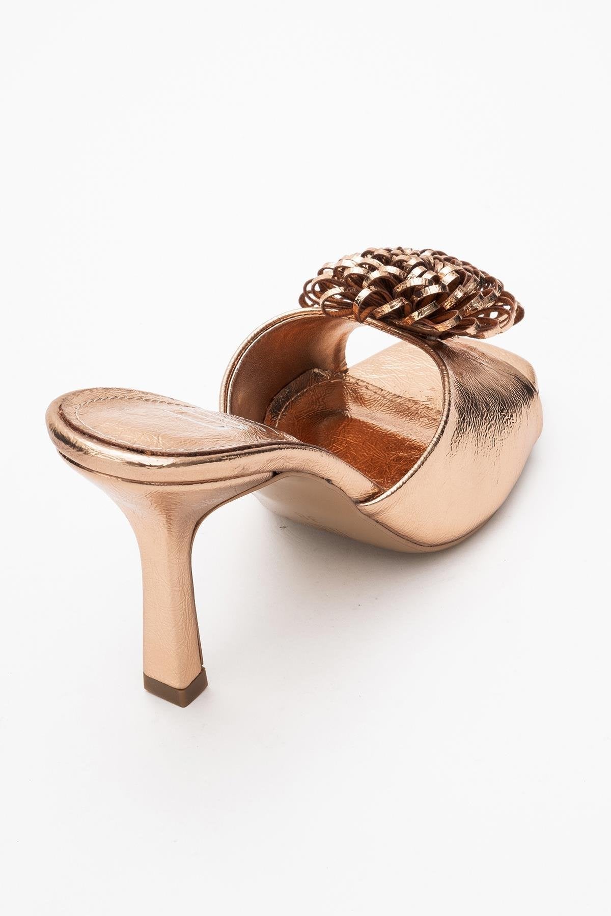 Shana Rose Floral Stiletto Heel Mule (Woman)