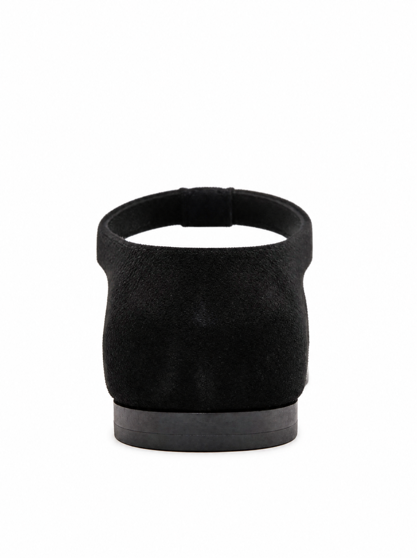 Serina Black Suede - Back View AI 4K