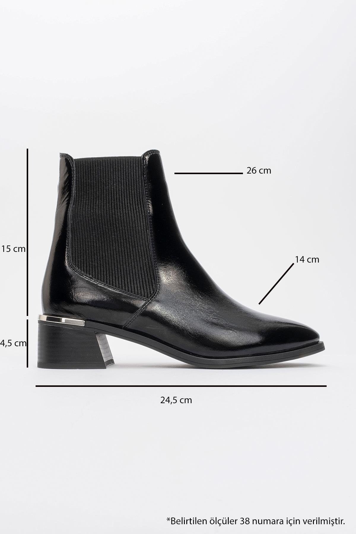 Neiva Black Patent Leather Chelsea Boot (Women)