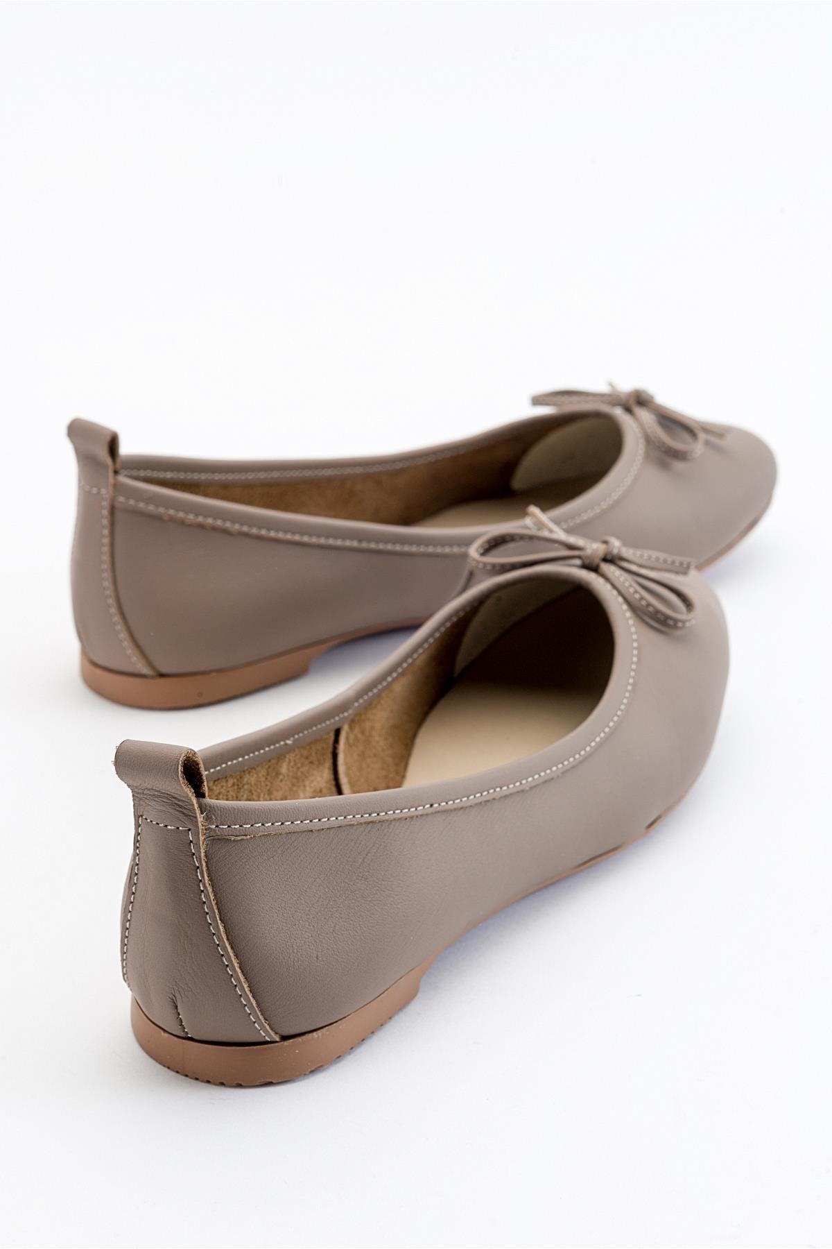 Florence - Light Brown Ballerina Flats