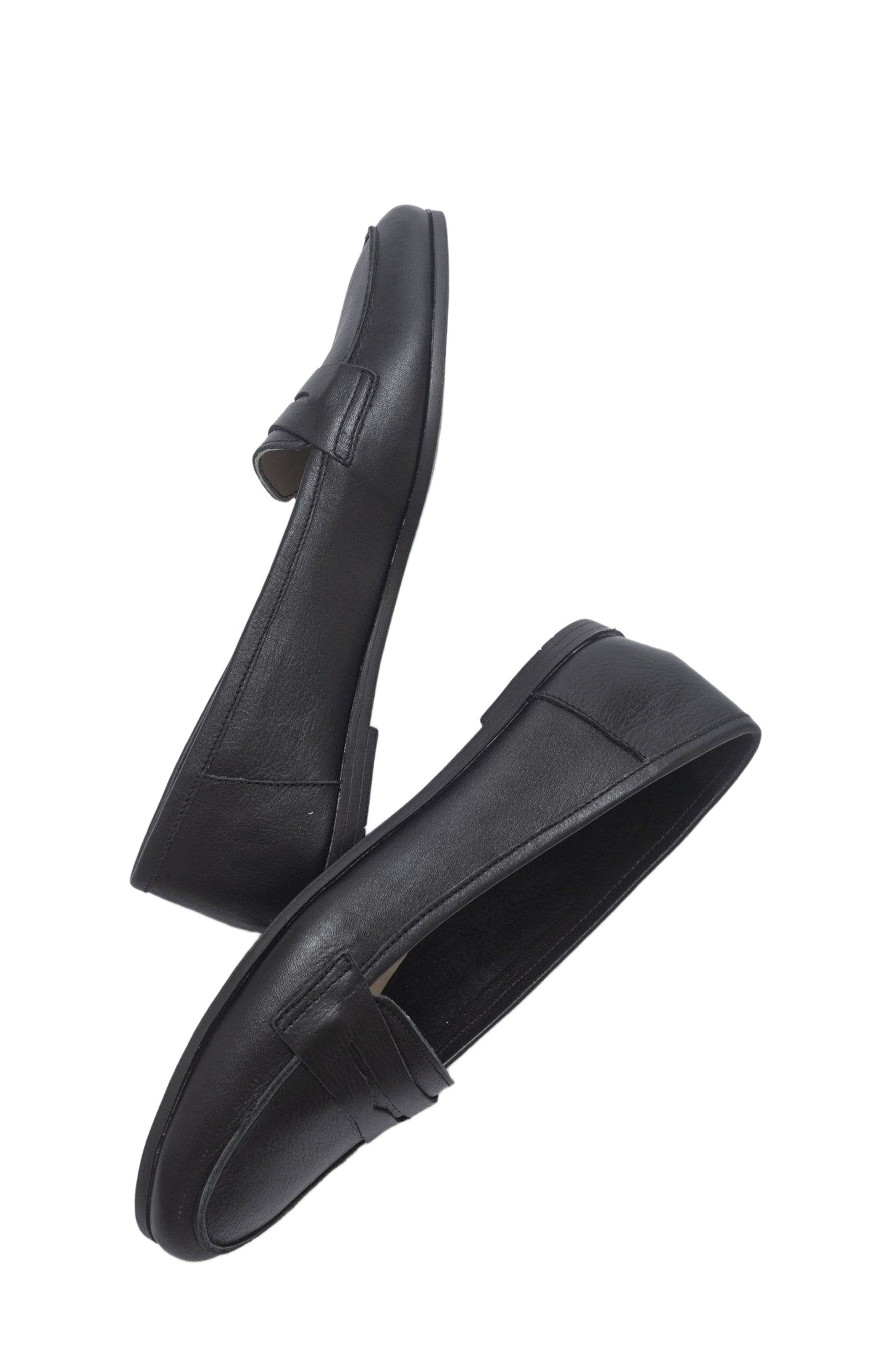 Dorothy - Black Leather Loafers