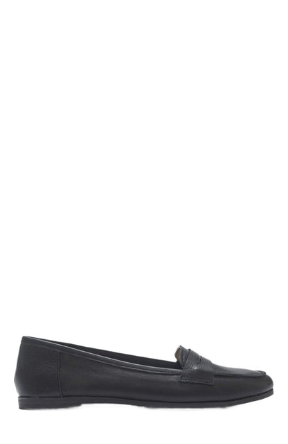 Dorothy - Black Leather Loafers