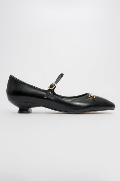 Ojen - Zapatos de tacón bajo negros (Mujer)