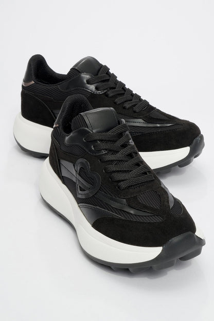 Belmon - Zapatillas Negras (Mujer)