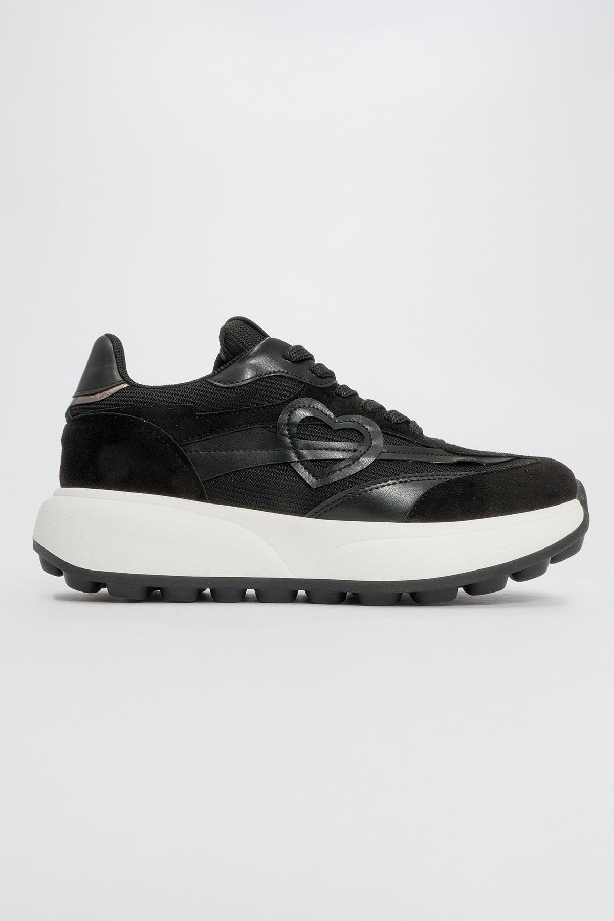 Belmon - Zapatillas Negras (Mujer)