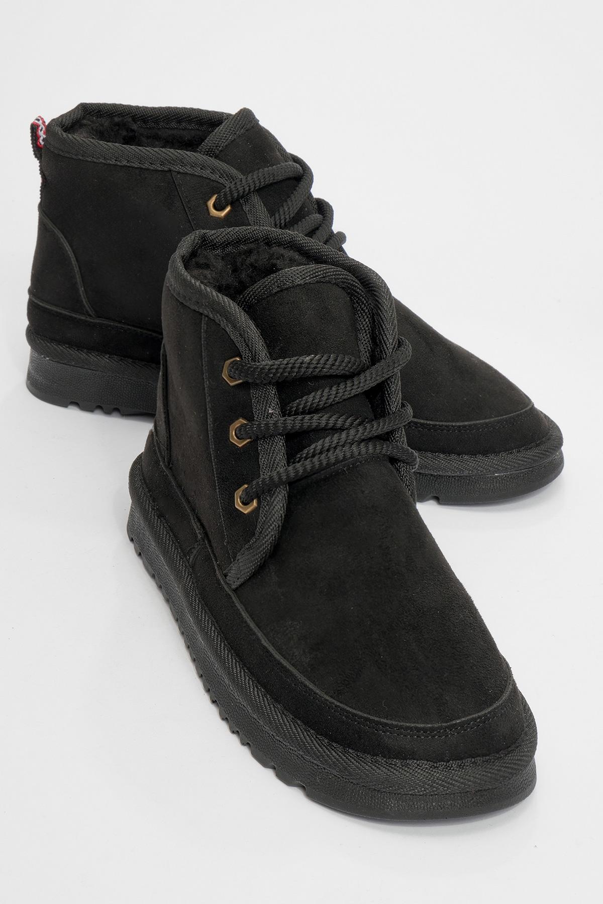 Mingo - Bota deportiva con cordones negra (Mujer)