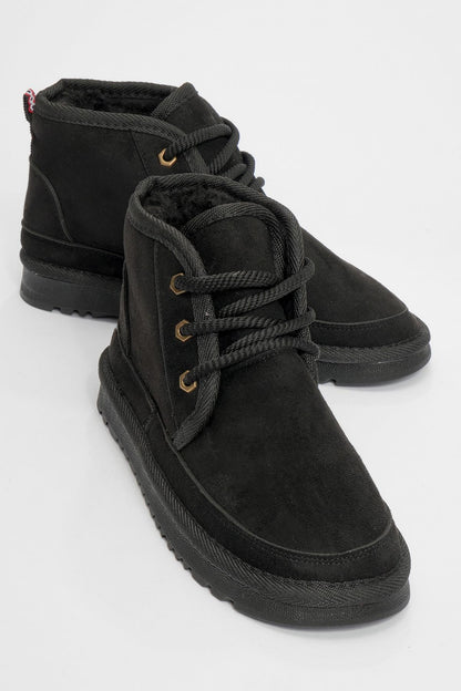 Mingo - Bota deportiva con cordones negra (Mujer)