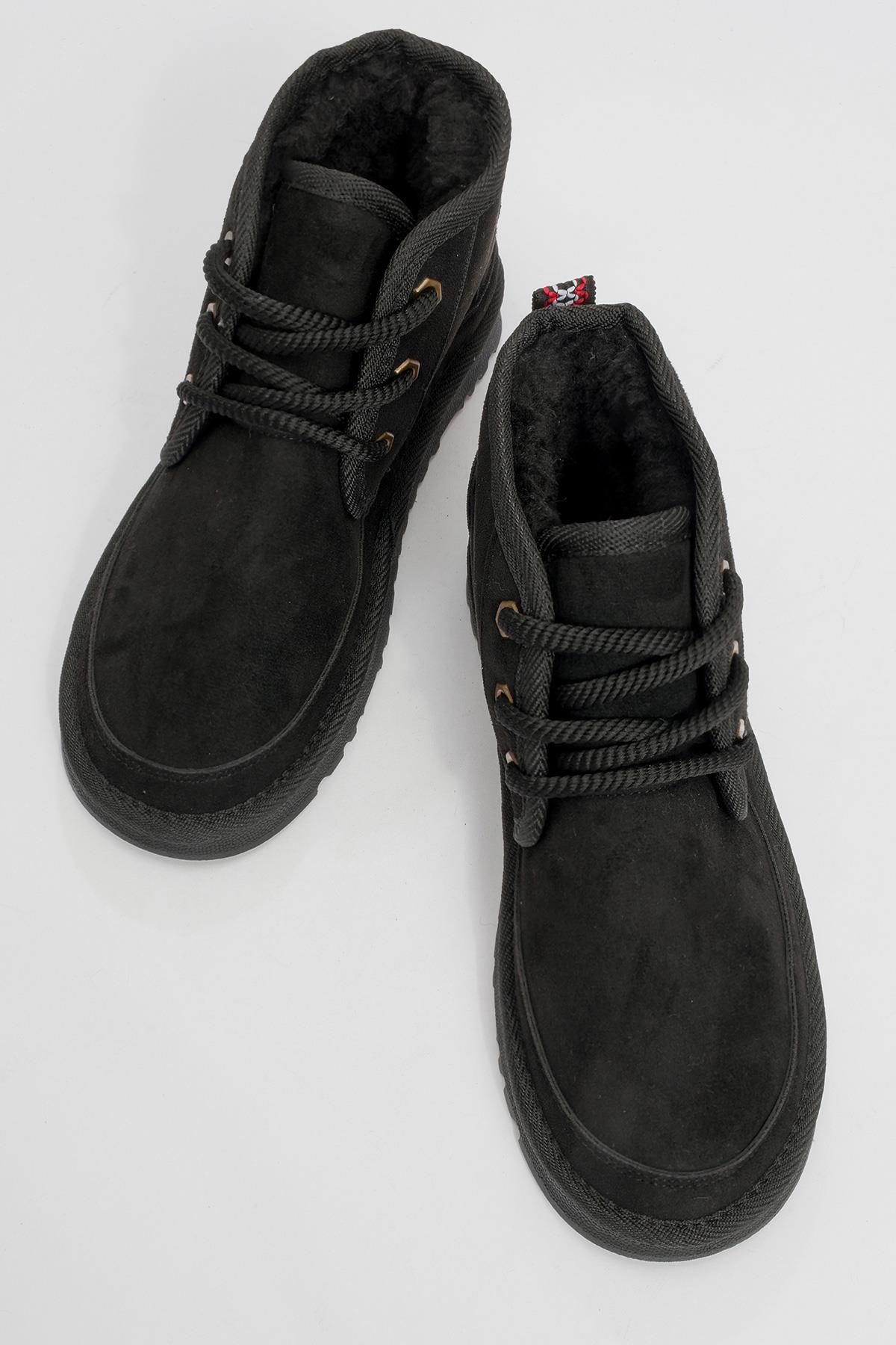 Mingo - Bota deportiva con cordones negra (Mujer)