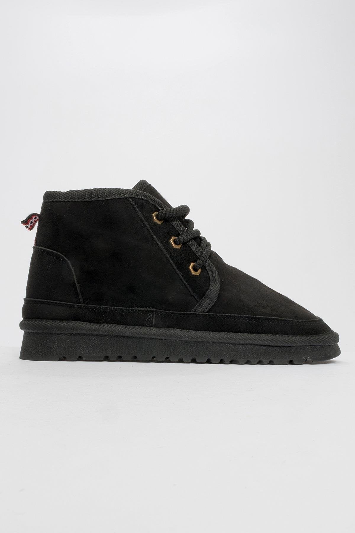 Mingo - Bota deportiva con cordones negra (Mujer)