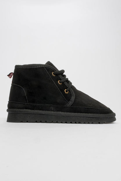 Mingo - Bota deportiva con cordones negra (Mujer)