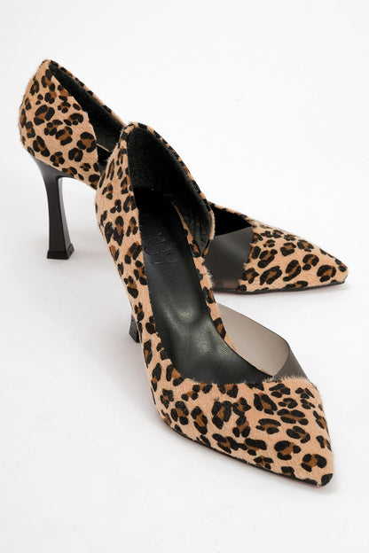 Ursula - Leopard Pointed Toe Pump (Women)