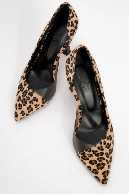 Ursula - Leopard Pointed Toe Pump (Women)