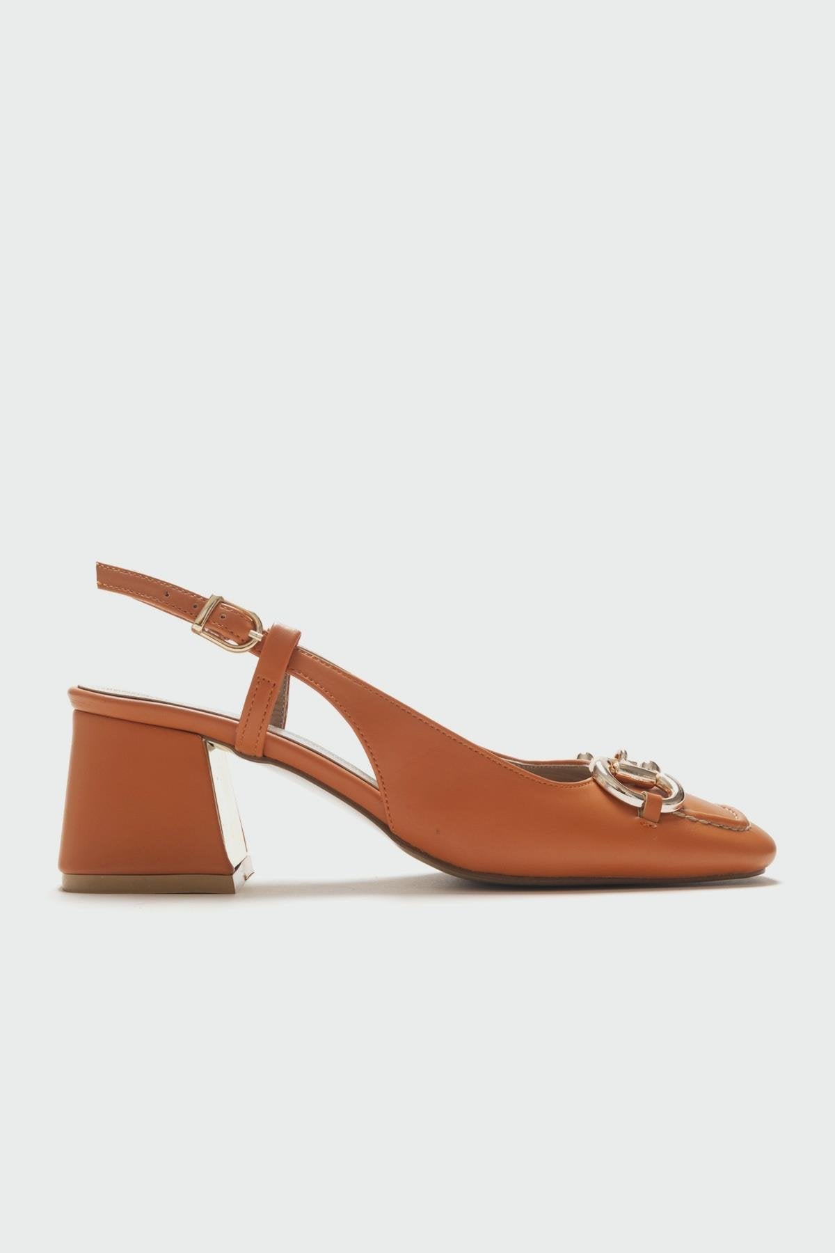 Karol - Zapatos de tacón de bloque naranjas (mujer)