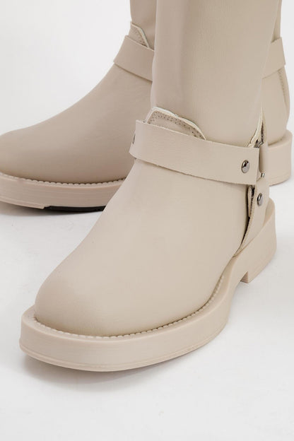Solva - Bota Beige (Mujer)