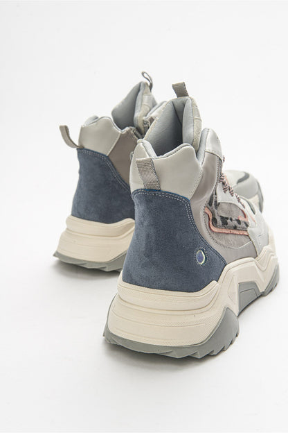 Olivia - Botín deportivo gris hielo (Mujer)