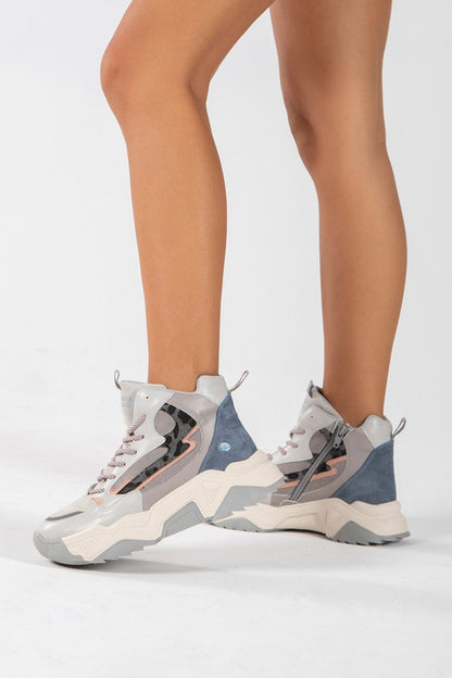 Olivia - Botín deportivo gris hielo (Mujer)