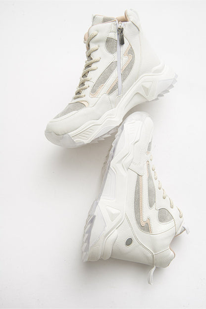 Olivia - Bota Deportiva Blanca (Mujer)