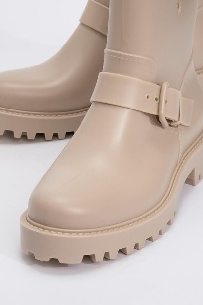 Zona - Bota de lluvia beige (Mujer)