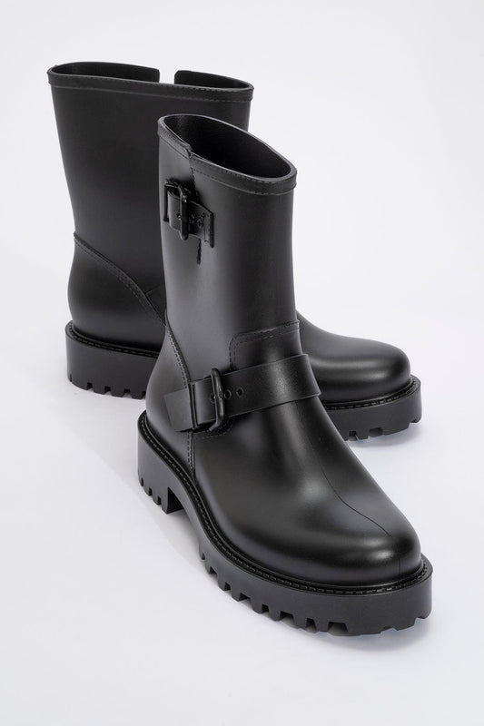 Zone - Bota de lluvia negra (mujer)
