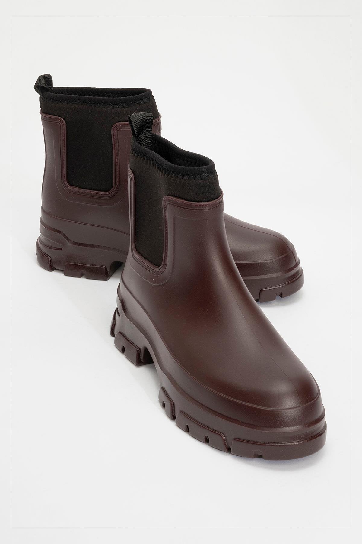 Ploye - Bota de lluvia borgoña (Mujer)