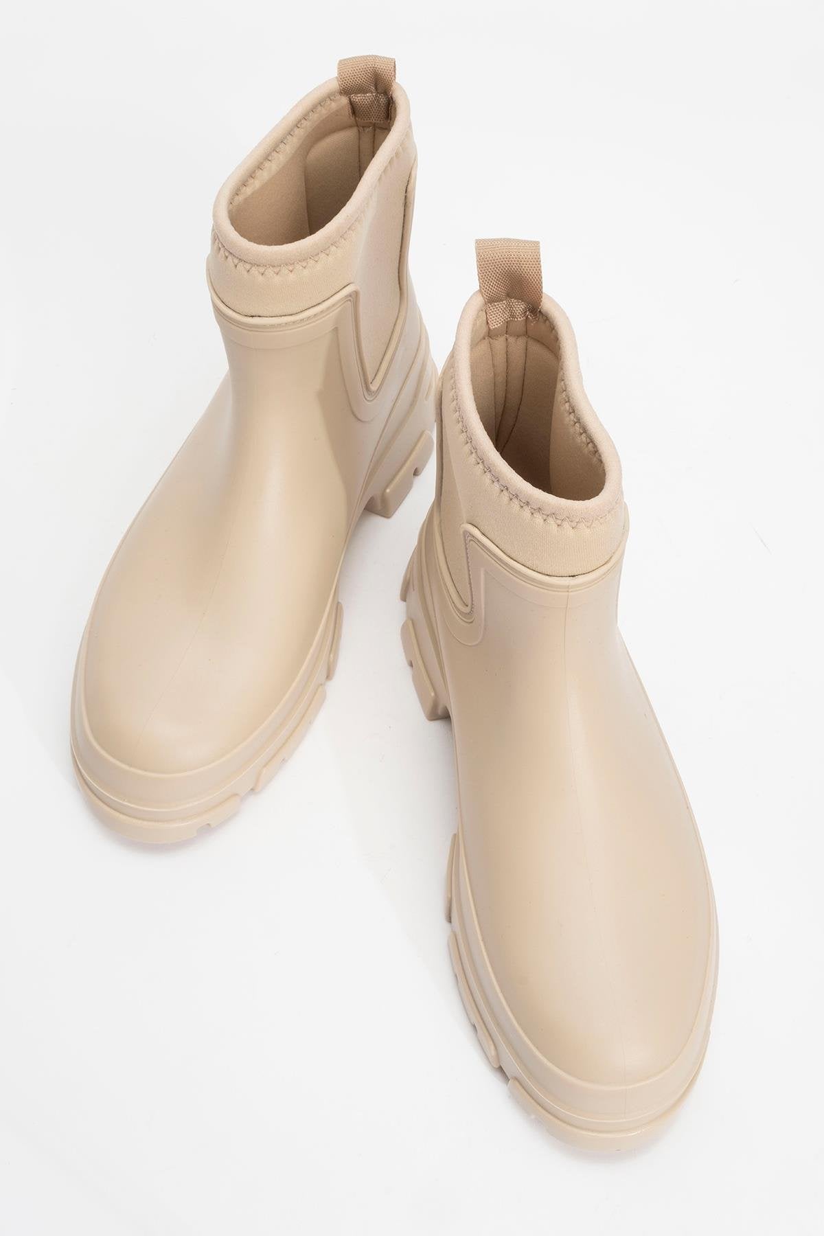 Ploye - Bota de lluvia beige (Mujer)