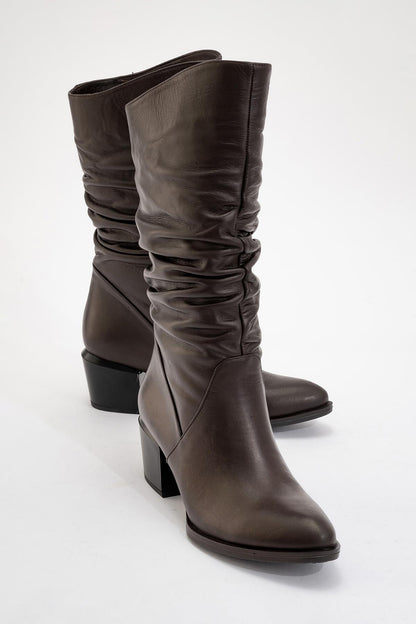 Soule - Bota de Cuero Marrón (Mujer)