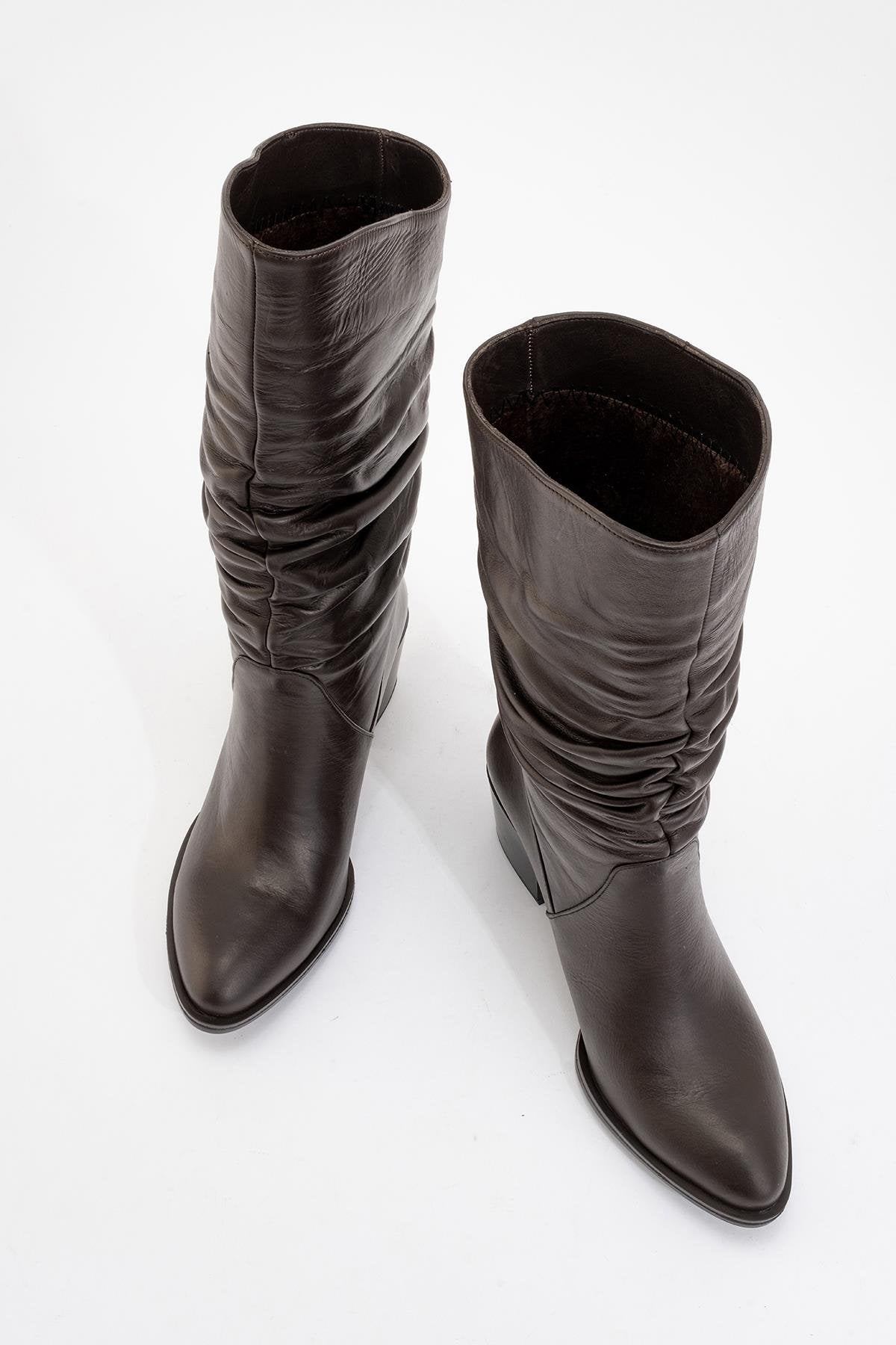 Soule - Bota de Cuero Marrón (Mujer)