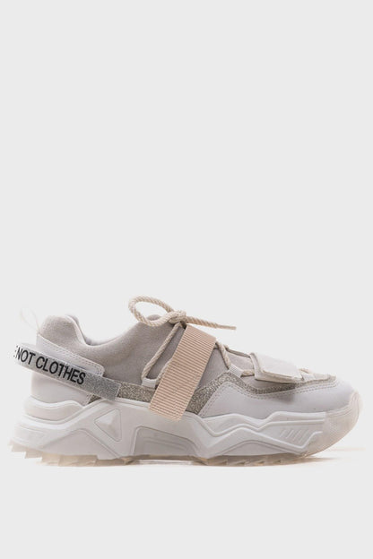 Lulen - Zapatillas deportivas blancas con velcro (mujer)
