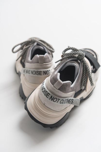 Lulen - Zapatillas deportivas negras topo con velcro (mujer)