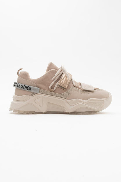 Lulen - Zapatillas deportivas de velcro Blush (mujer)