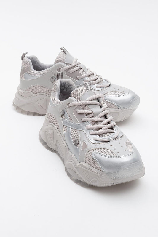 Lecce - Zapatillas Plata Gris (Mujer)