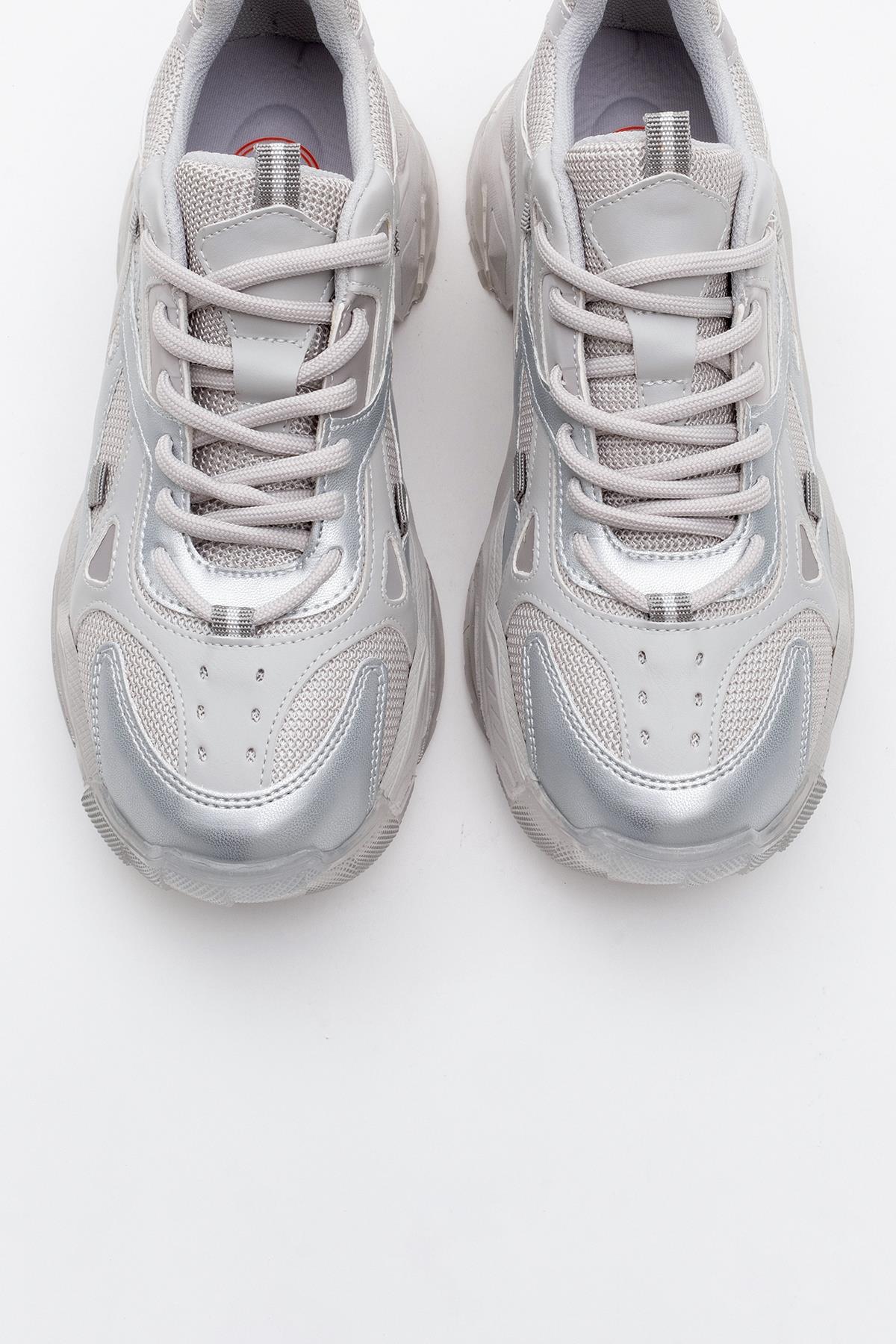 Lecce - Zapatillas Plata Gris (Mujer)