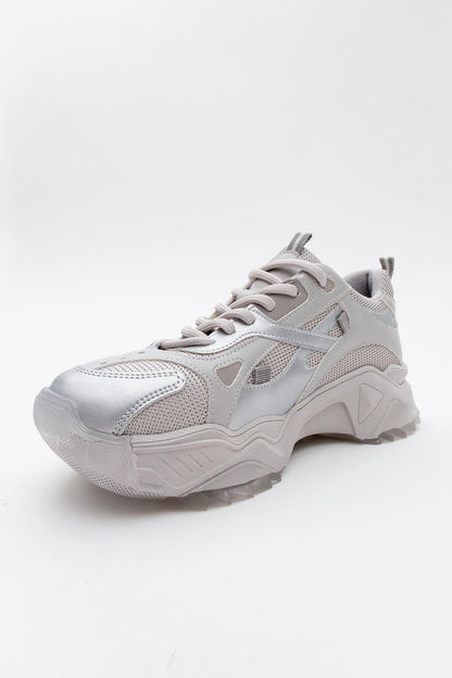 Lecce - Zapatillas Plata Gris (Mujer)