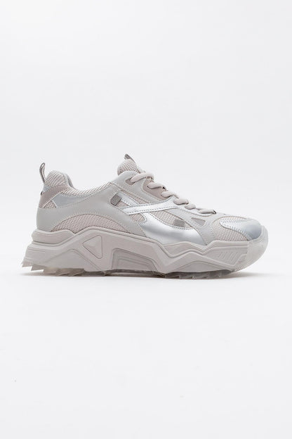 Lecce - Zapatillas Plata Gris (Mujer)