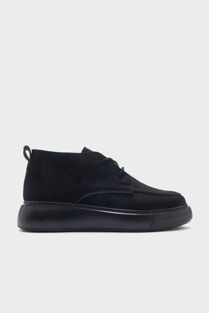 Valve - Bota de ante negra (mujer)