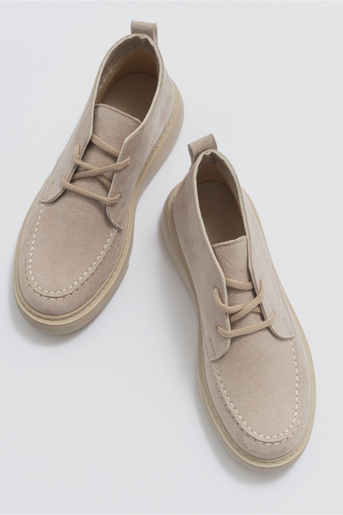 Valve - Bota de ante beige (Mujer)