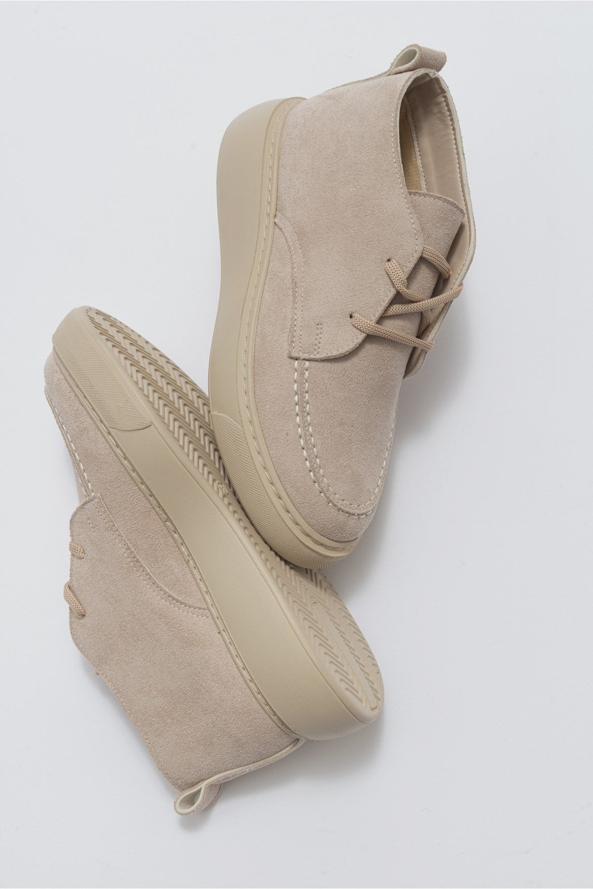 Valve - Bota de ante beige (Mujer)