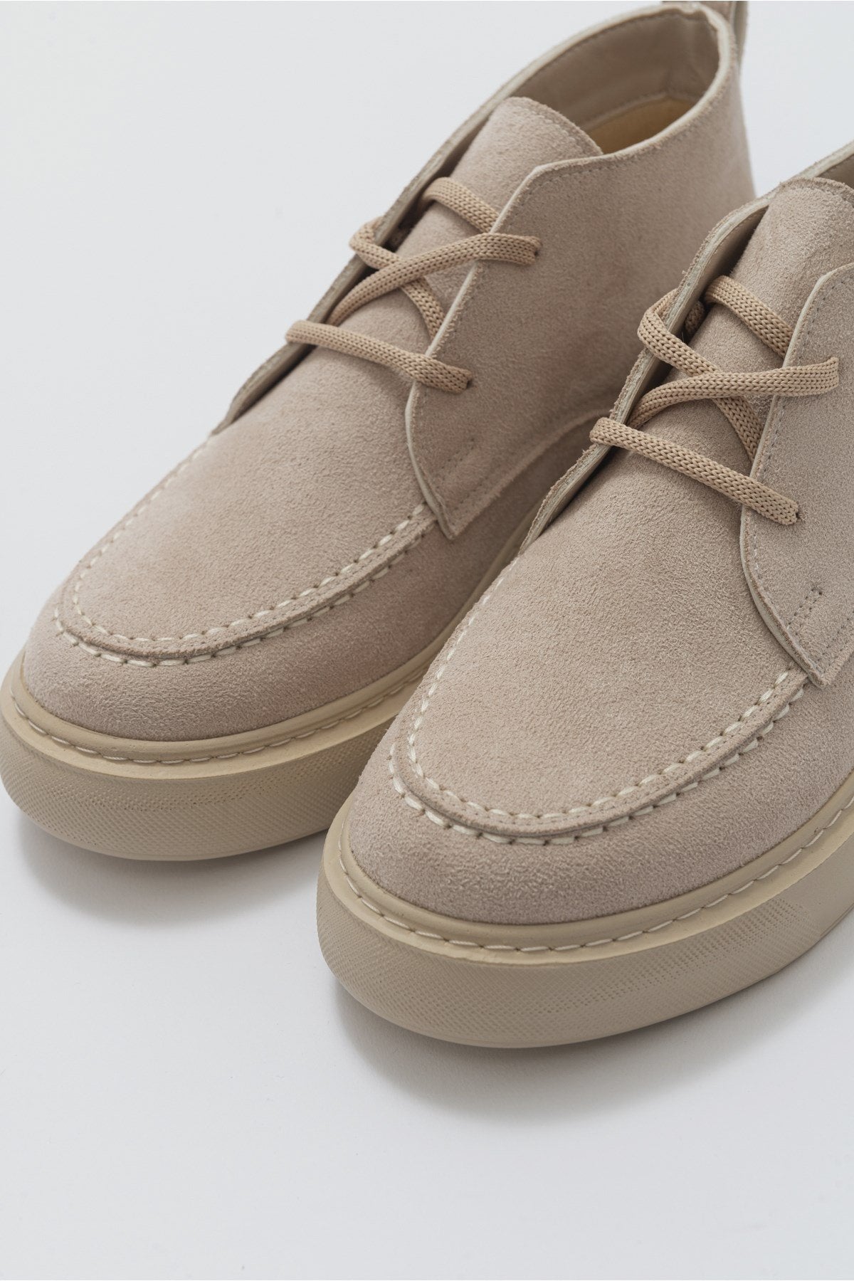Valve - Bota de ante beige (Mujer)