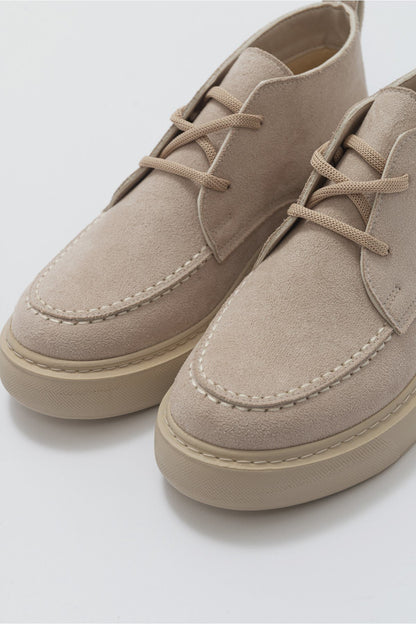Valve - Bota de ante beige (Mujer)