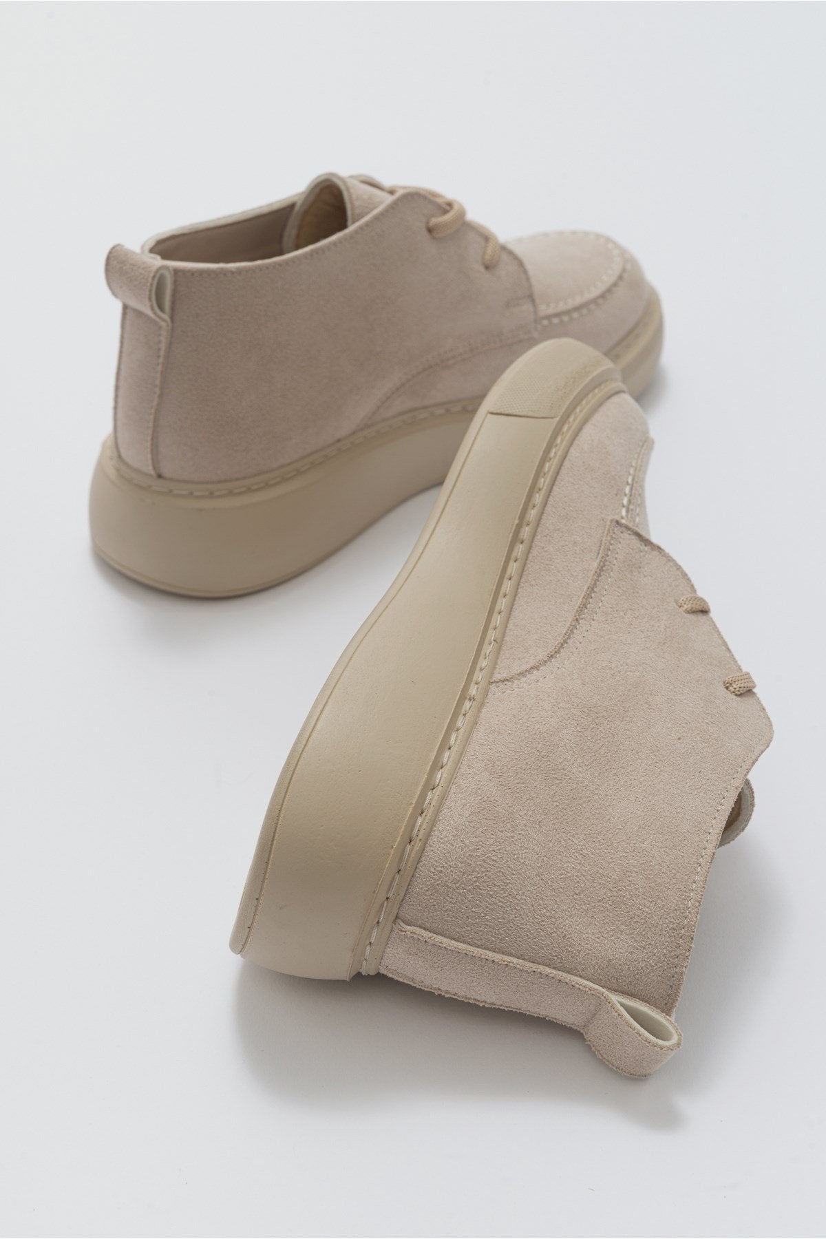 Valve - Bota de ante beige (Mujer)