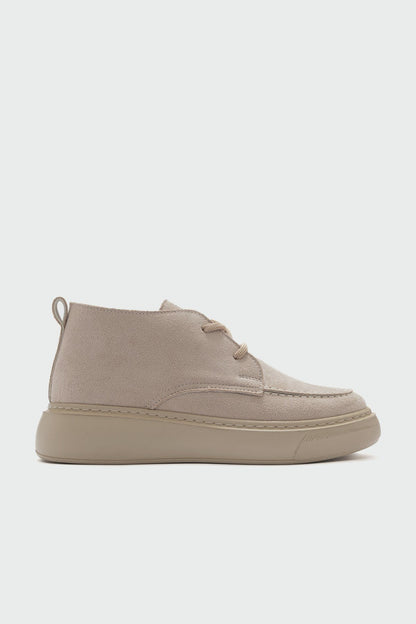 Valve - Bota de ante beige (Mujer)