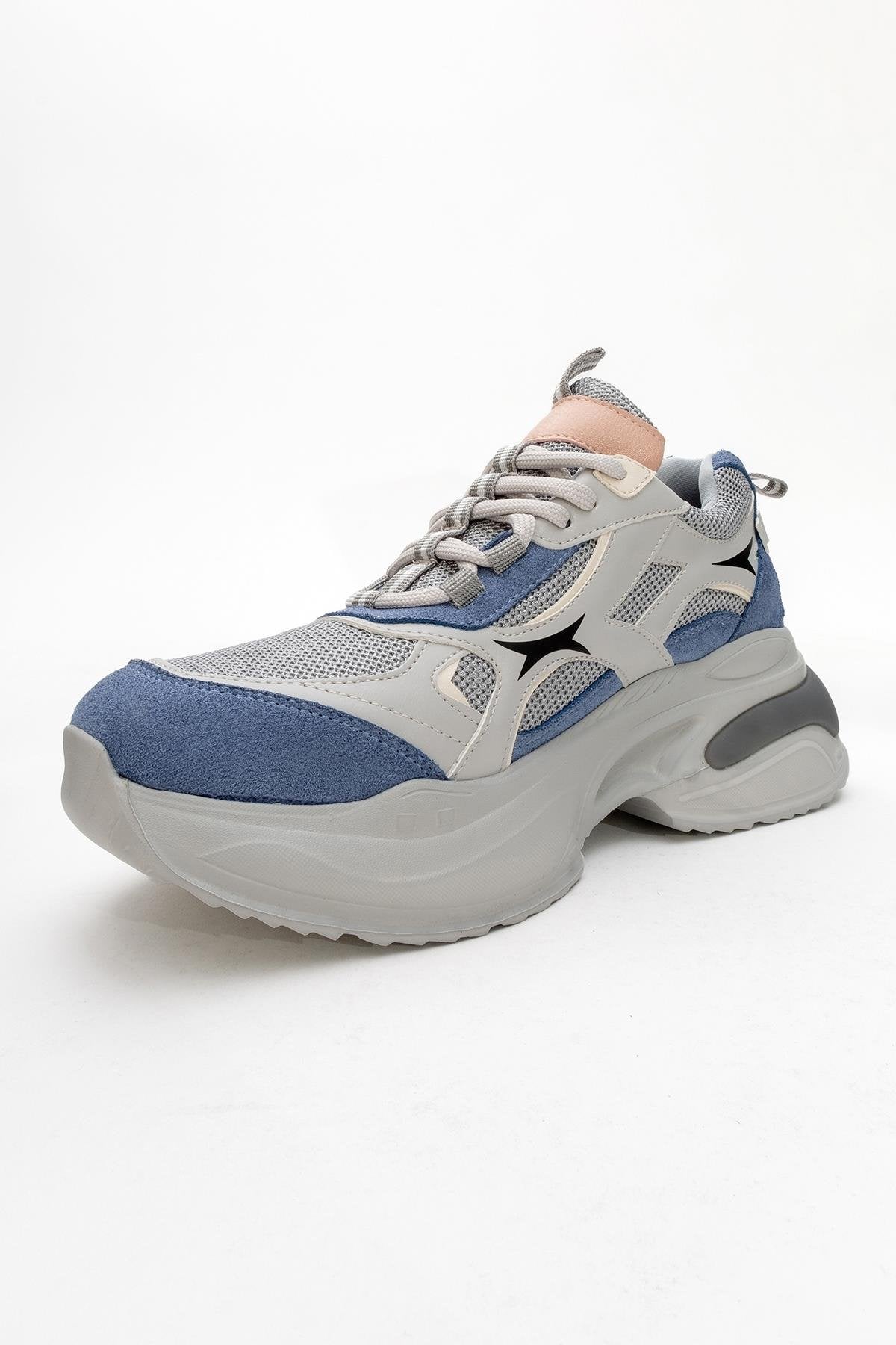 Marron - Zapatillas deportivas gris azulado (mujer)