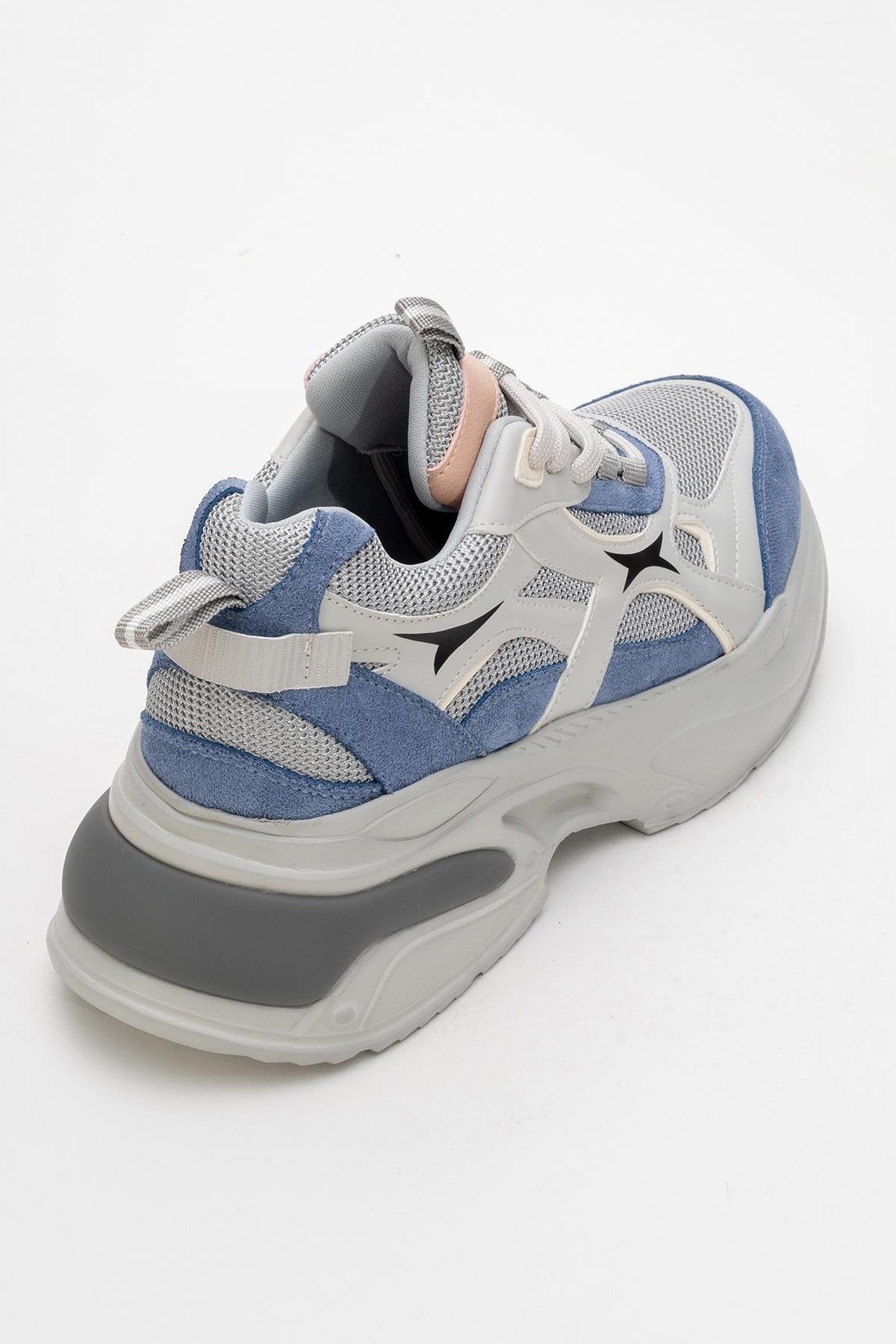 Marron - Zapatillas deportivas gris azulado (mujer)