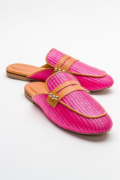 Patrizia - Pink Leather Mule (Women)