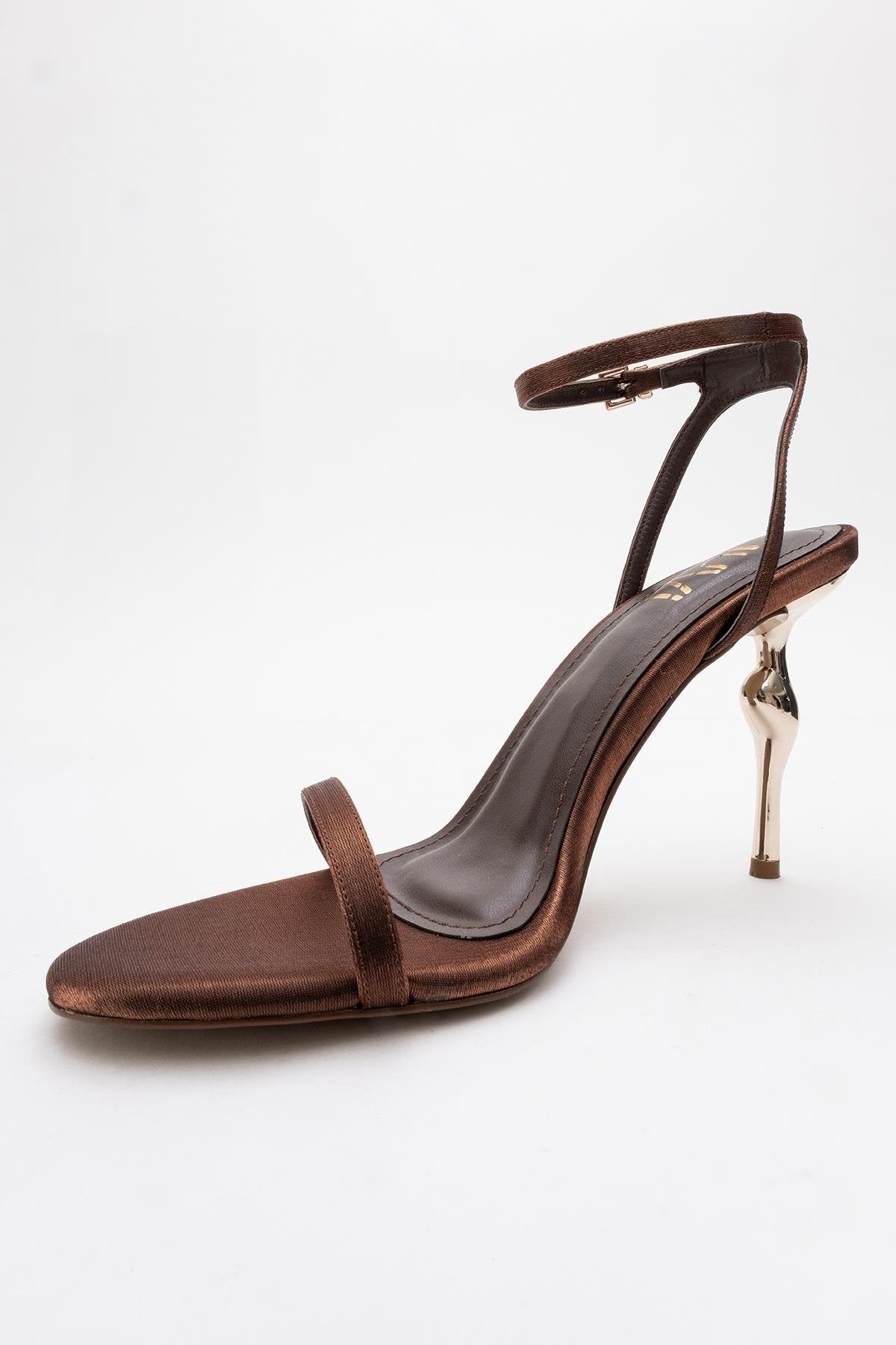 Jasmin - Cognac Satin Stiletto Pump (Women)