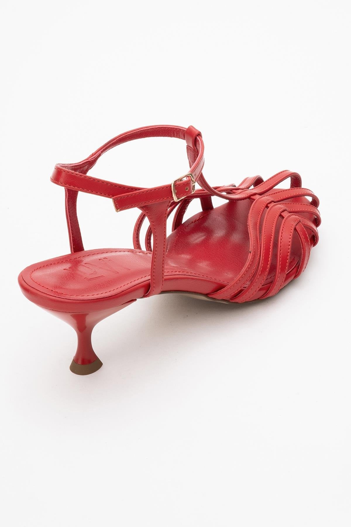 Felip - Sandalia roja de tiras (Mujer)
