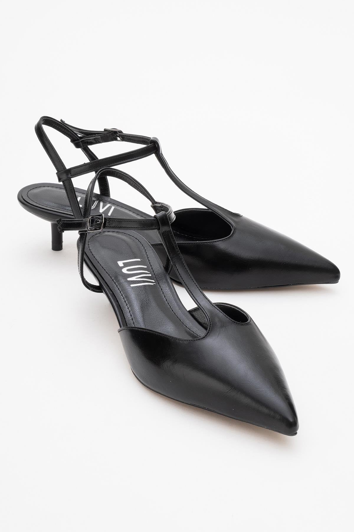 Asher - Zapatilla de tacón destalonada con punta (Mujer)